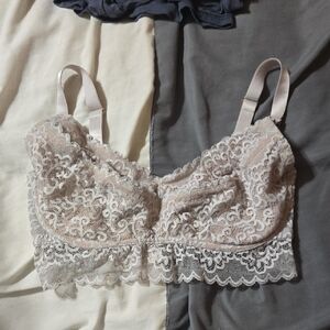 The Dairy Fairy White Lace Nursing Bra